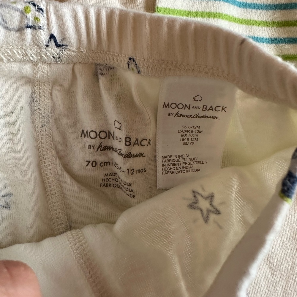 Hanna Andersson 6-12 months organic cotton pants - Picture 2 of 2